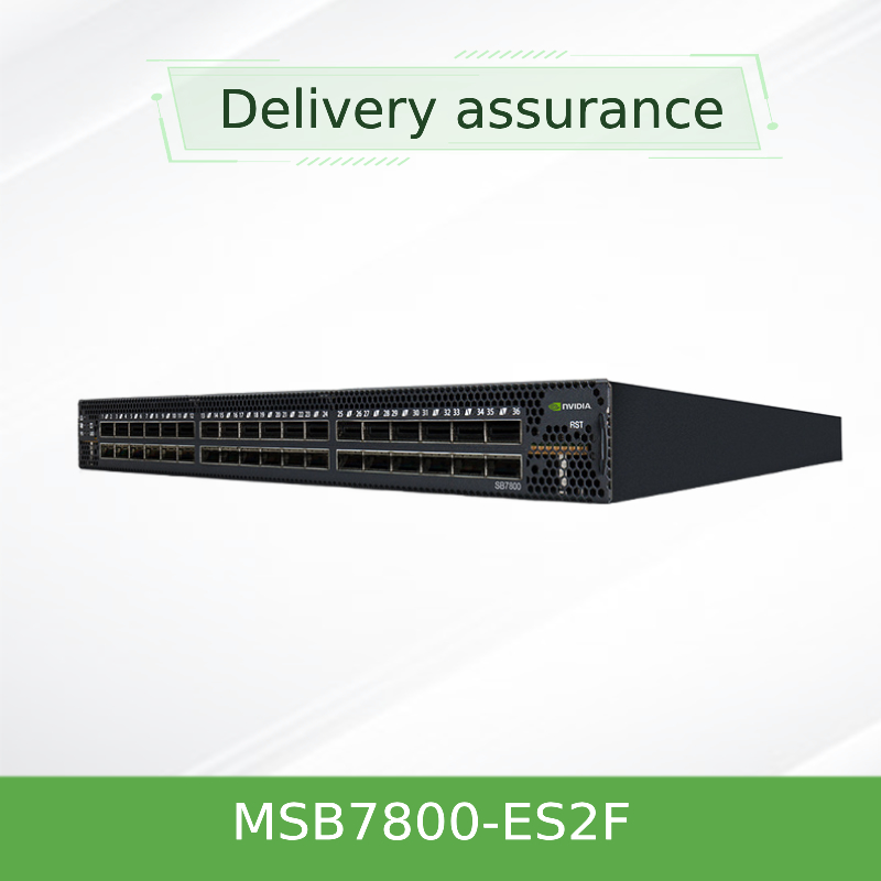 MSB7800-ES2F Network IB Mellanox 100gb สลับความเร็วสูงใน Date Center