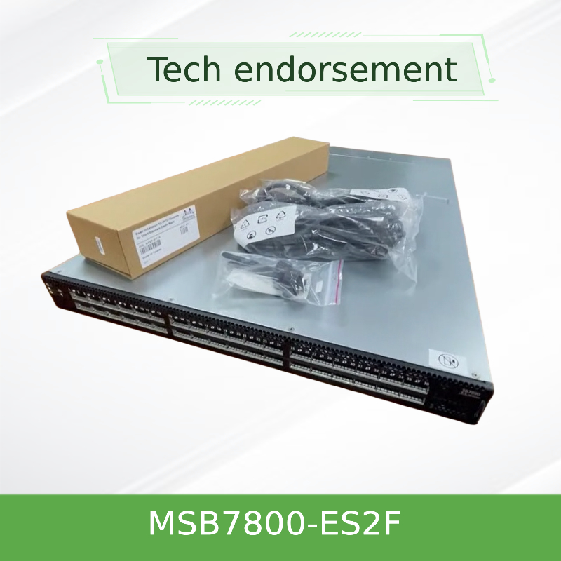 MSB7800-ES2F Mellanox Network Switch-IB 2 อิง EDR InfiniBand 1U 36 พอร์ต QSFP28