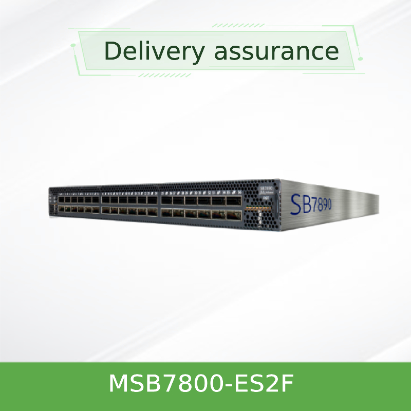 Switch-IB 2 EDR InfiniBand สวิตช์เครือข่าย Mellanox MSB7800-ES2F