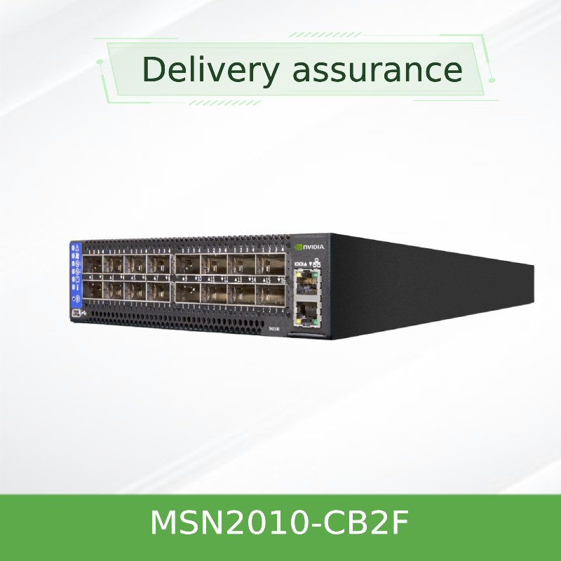 18 พอร์ต SFP28 พอร์ตสวิตช์เครือข่ายโอเพ่นซอร์ส Mellanox บน Linux MSN2010-CB2F 25GbE / 100GbE