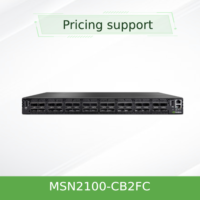 MSN2100-CB2FC สวิตช์ Nvidia Spectrum 100gbe 1u ความเร็วสูงสุด 1g Cumulus Linux 16 พอร์ต Qsfp28 2 AC Psus X86 2-Core Short Depth การไหลเวียนของอากาศ P2c