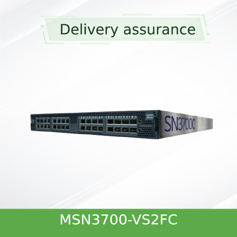 2 AC PSU Mellanox Open Network Switch สวิตช์ Cumulus Linux MSN3700-VS2FC 200GbE 1U