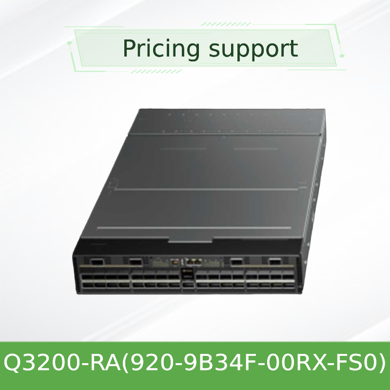 Nvidia Q3200-Ra Quantum-3 สวิตช์อินฟินแบนด์ Xdr ที่ติดกันสองตัว พร้อมการสนับสนุน Vlan 2u 36 Xdr Port 18 Osfp Cages