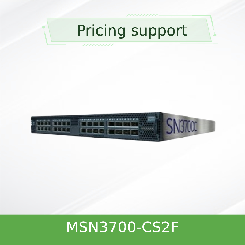 MSN3700-CS2F Spectrum-2 ใช้ 100GbE 1U เปิดสวิตช์เครือข่าย mellanox พร้อมพอร์ต Onyx 32 QSFP28