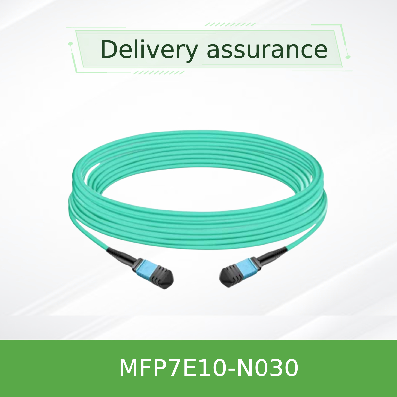 สายเคเบิลใยแก้วนำแสงมัลติโหมด Nvidia Mfp7e10-Nxxx Mfp7e10-N030 (980-9I557-00N030) MMF, MPO12 APC ถึง MPO12 APC, 30 ม.