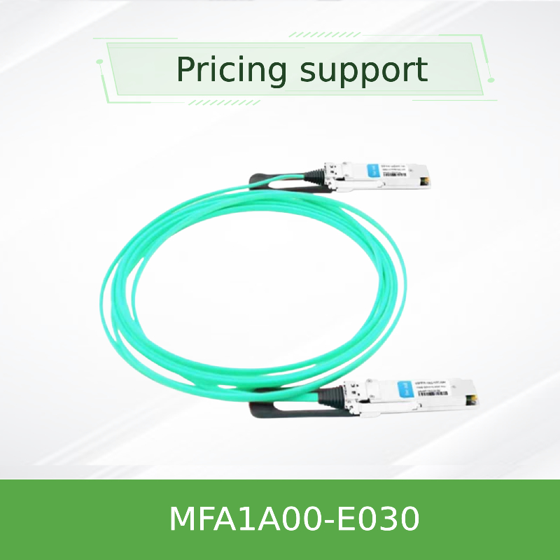 สายเคเบิล QSFP Mellanox AOC ที่ใช้ VCSEL MFA1A00-E030 IB EDR ถึง 100Gb/S