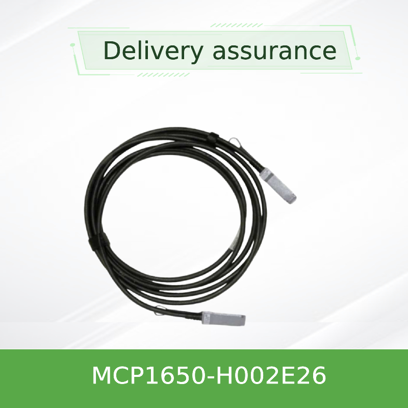 MCP1650-H002E26 สายเคเบิล Mellanox DAC IB HDR สูงสุด 200Gb/s QSFP56 2 ม.