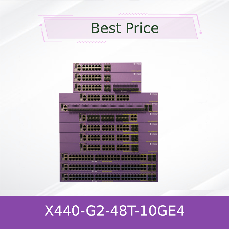 ผู้ผลิต จําหน่าย เครื่องสลับเครือข่ายขั้นสูง16534 X440-G2-48t-10ge4 เครื่องสลับเครือข่ายอีเทอร์เน็ต Extreme Xos