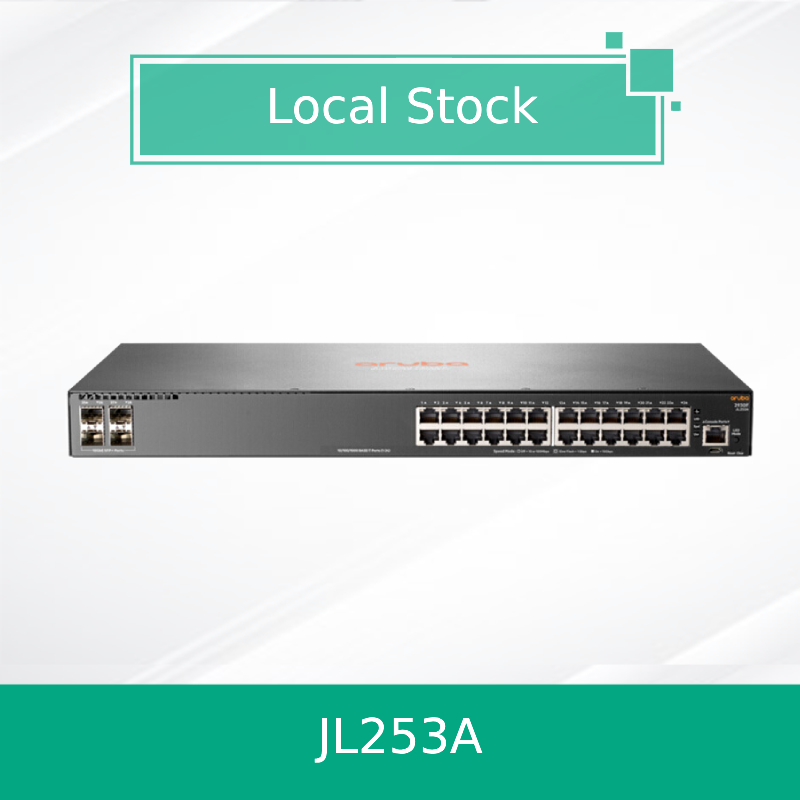 Hpe Aruba Networking 2930f 24G 4SFP+ Switch (JL253A) ใหม่และเดิม