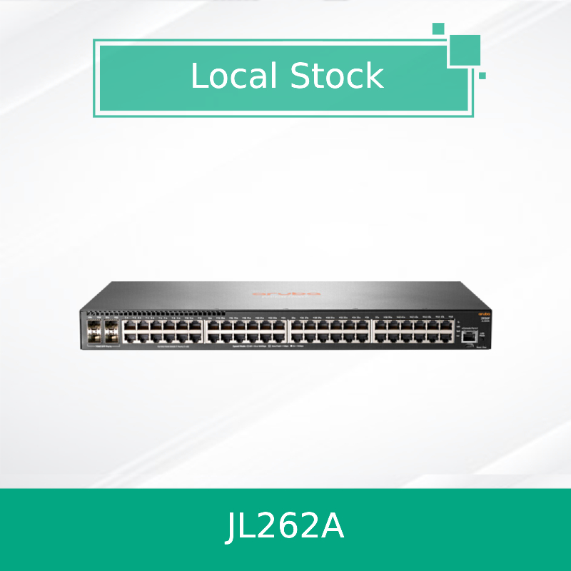 สวิตช์ Hpe Aruba Networking 2930f 48g Poe+ 4SFP 370W (JL262A) ใหม่และของแท้