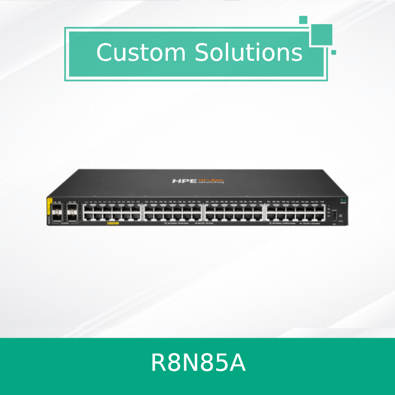 Hpe Aruba Networking Cx 6000 48g Class4 Poe 4SFP 370W สวิตช์ (R8N85A)