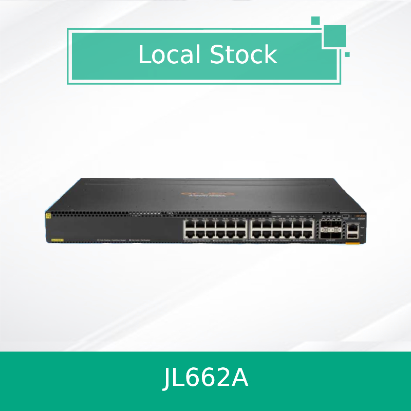 Hpe Aruba Networking Cx 6300m 24-Port 1gbe Class 4 Poe และ 4-Port SFP56 Switches (JL662A)