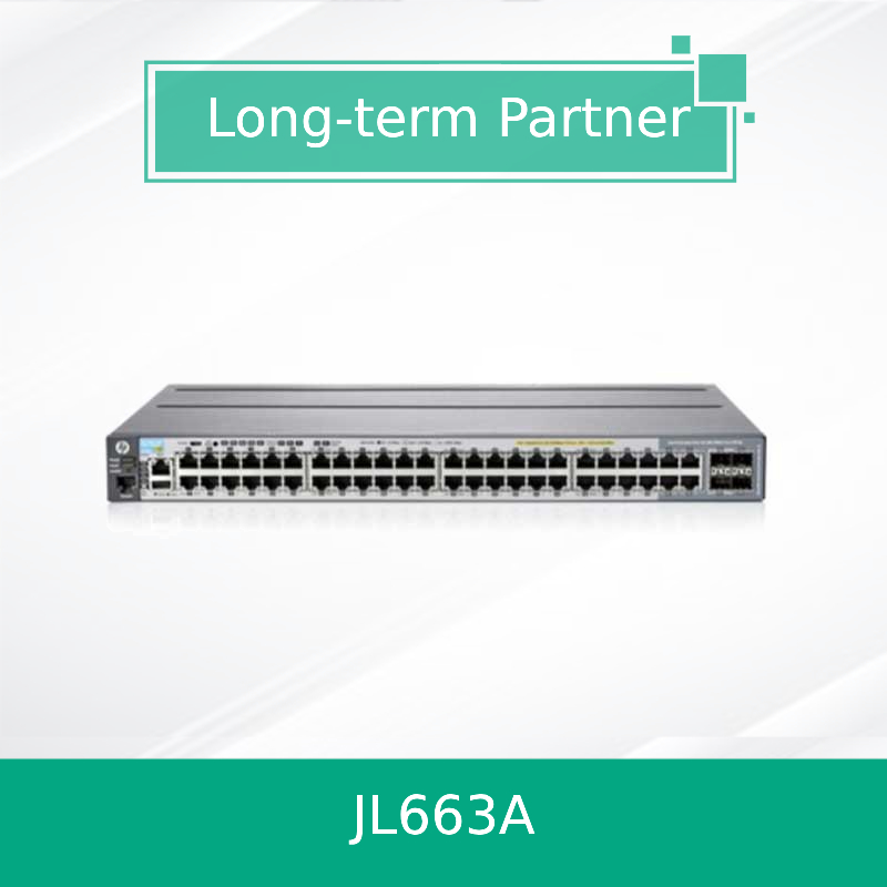 Jl663A เครือข่ายสวิตช์ 6300m ซีรีสวิตช์ 48-Port 1gbe และ 4-Port Jl663A SFP56 สวิตช์