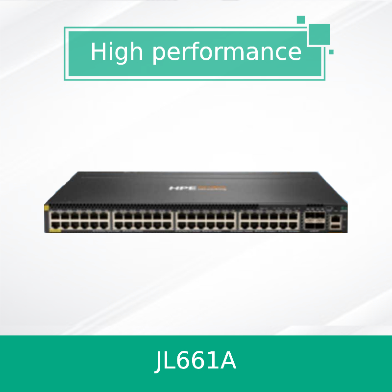 สวิตช์ Hpe Aruba Networking Cx 6300m 48 พอร์ต 1gbe Class 4 Poe และ 4 พอร์ต SFP56 (JL661A)