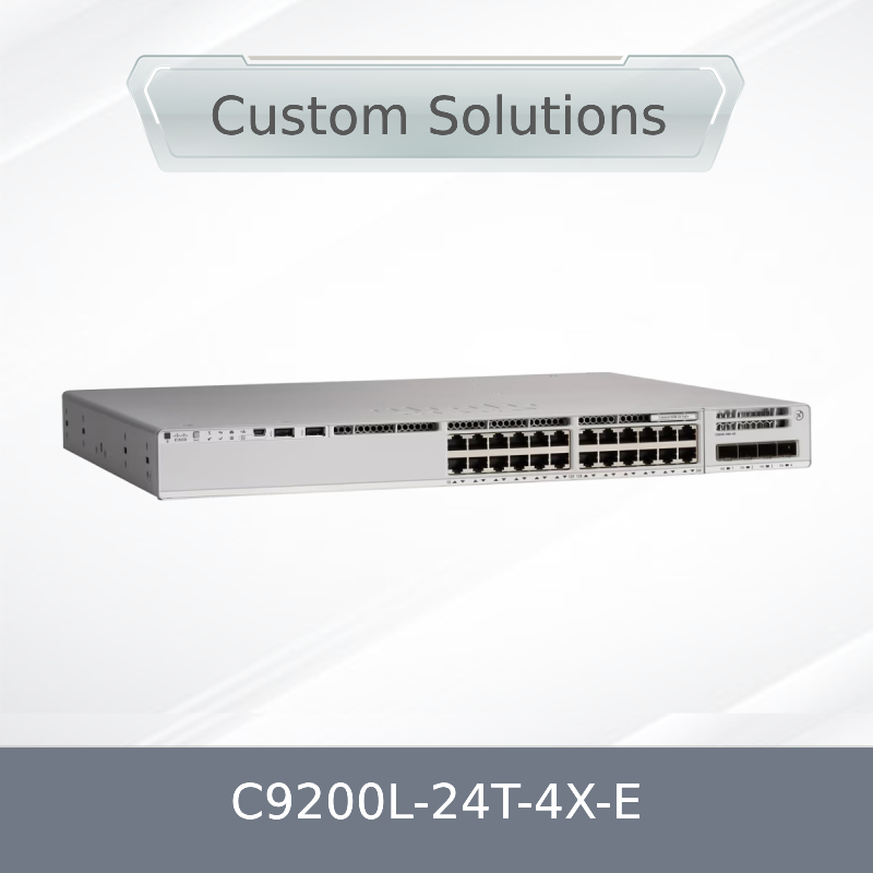 C9200L-24t-4X-E ซีรี่ย์ 9200L ของเดิม ข้อมูล 24-Port 4X10g Uplink Switch เครือข่ายสําคัญ Ethernet Switch