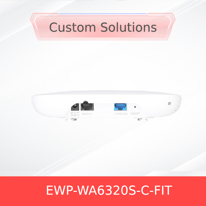 อุปกรณ์เข้าใช้งานไร้สาย 802.11ax H3c Ewp-Wa6320s-C-Fit สำหรับติดตั้งภายในอาคาร