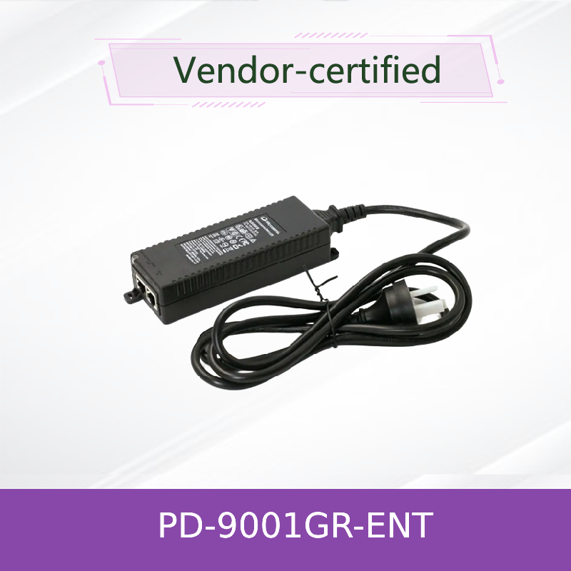 จุดการเข้าถึงแบบไร้สายสูงสุด PD-9001GR-ENT ท่าทางเดียว Gigabit PoE Midspan, 802.3at สอดคล้องใหม่และเดิม