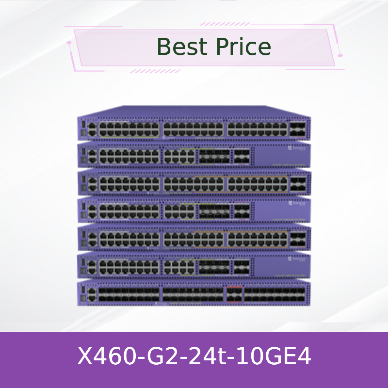 24P Gigabit Ethernet AVB Summit X430 เอ็กซ์ตรีมสวิตชิ่ง 425W ต่ำสุด 18A ทองคำขาว