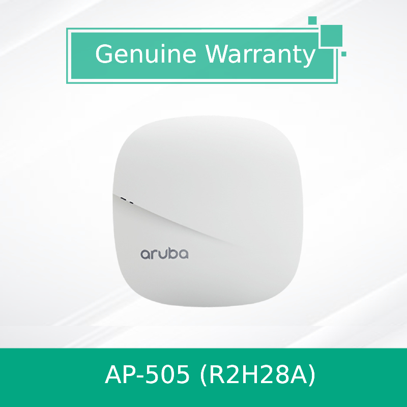 Aruba AP-505 (R2H28A) จุดเชื่อมต่อ Wi-Fi 6 802.11ax สำหรับใช้งานภายในอาคาร รองรับ IoT แบบไร้สาย