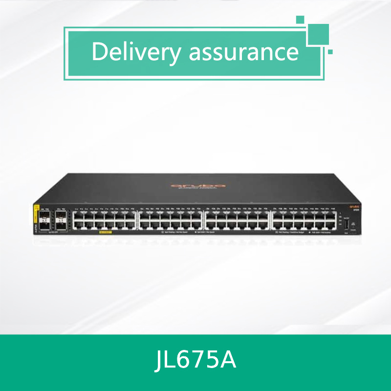 HPE Aruba CX 6100 JL675A สวิตช์ 48 พอร์ต Gigabit PoE+ | 370W Class 4 | 4x SFP+ | Managed Layer 2