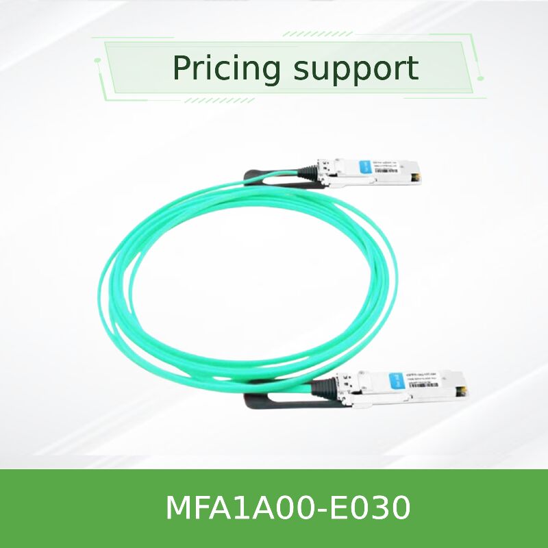 สายเคเบิลออปติคัลแบบแอคทีฟ Mellanox MFA1A00-E030 100Gb/s QSFP28 EDR ความยาว 30 เมตร InfiniBand LSZH VCSEL