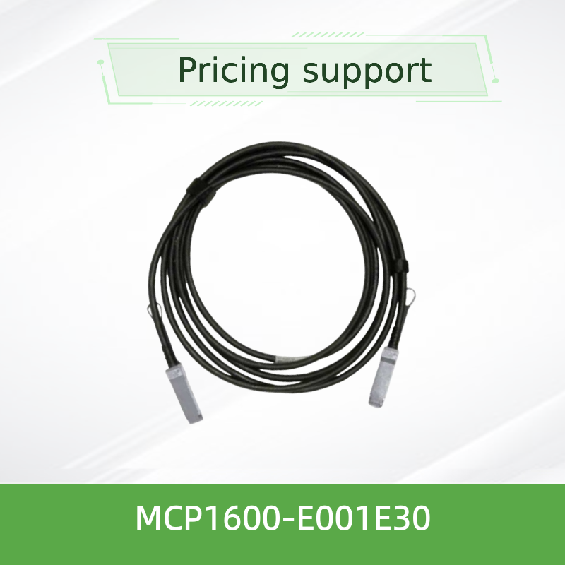 สายเคเบิล Mellanox MCP1600-E001E30 100Gb/s QSFP28 Passive DAC – 1ม., 30AWG, EDR InfiniBand